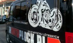 Oklejanie samochodu dla Motoplock.pl